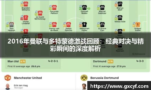2016年曼联与多特蒙德激战回顾：经典对决与精彩瞬间的深度解析